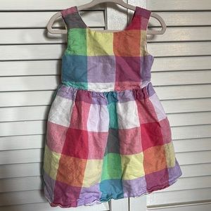Madras plaid Gap toddler dress